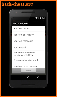 BlackList Pro (call blocker) screenshot