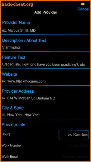 BlackMD Cares screenshot