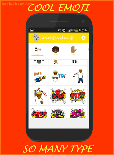 blackMoji:cool emoji for black guys screenshot