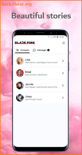 Blackpink Chat! Messenger Simulator screenshot