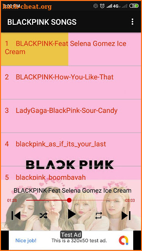 BlackPink ice cream with Selena Gomez Song 2020 screenshot