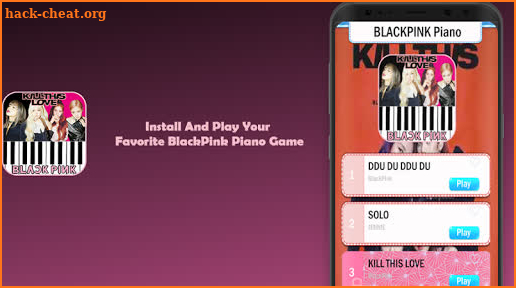 Blackpink Kill This Love Piano Game screenshot