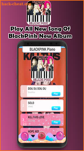 Blackpink Kill This Love Piano Game screenshot