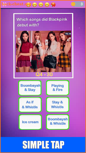 Blackpink Quiz Game 2021 -Jennie, Lisa,Rosé &Jisoo screenshot