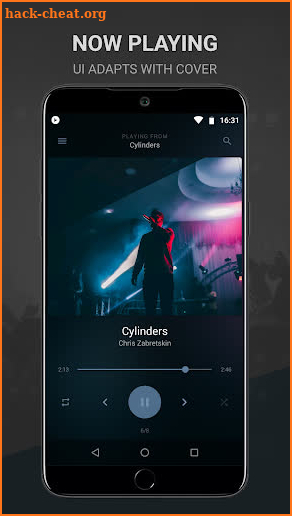 BlackPlayer Free Music Player screenshot