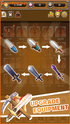 Blade Blacksmith - Make top powerful blade & fight screenshot