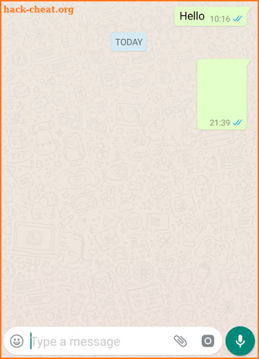 Blank Message for WhatsApp: WhatsBlank screenshot
