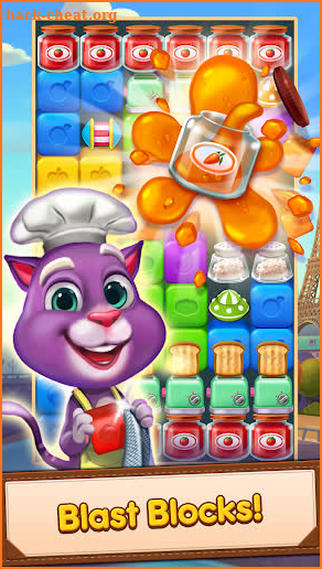 Blaster Chef: Culinary match & collapse puzzles screenshot