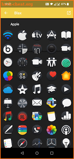 Blax Icon Pack screenshot