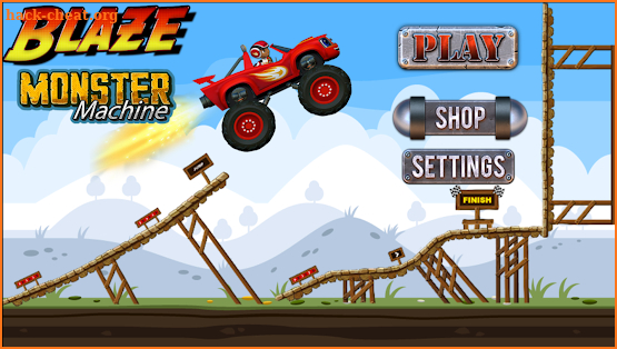 Blaze Aj and monster machines racing challenge 2 screenshot