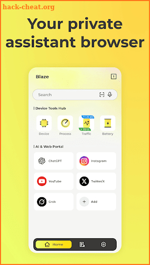 Blaze - Light, Fast AI Browser screenshot