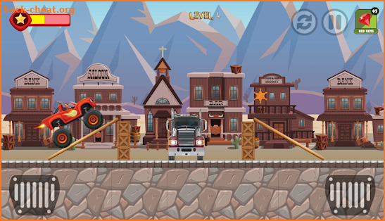Blaze Monster Truck Machine Challenge screenshot