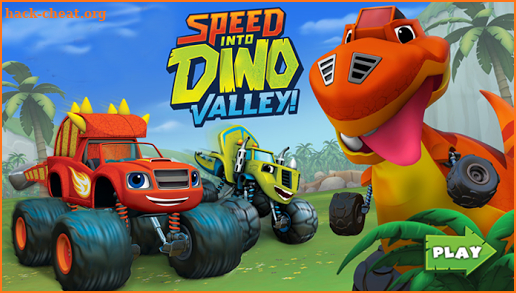 Blaze Speed Into Dino Monster Valley screenshot