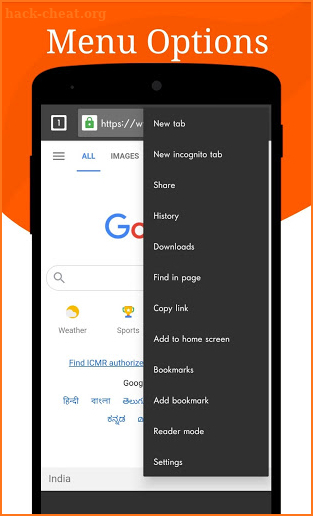 Blazing Web Browser - Fast & Secure | Ad Blocker screenshot