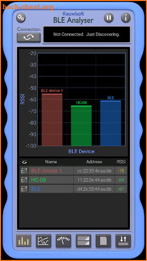 BLE Analyser screenshot
