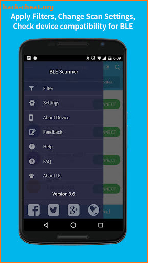 BLE Scanner (Scan, Connect, Find Lost BLE Devices) screenshot