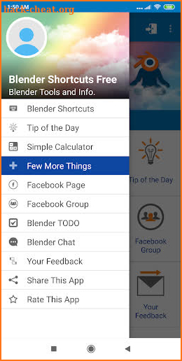 Blender 3D Shortcuts Free screenshot