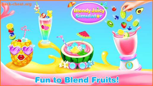 Blendy Juicy Simulation - Kids Summer Drinks screenshot