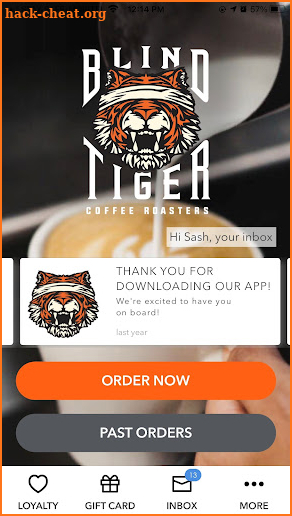 Blind Tiger Coffee Roasters screenshot