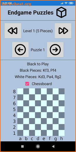 Blindfold Chess Training screenshot
