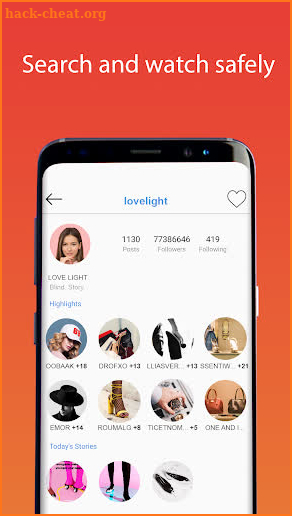 BlindStory - Watch, Download Stories for Instagram screenshot