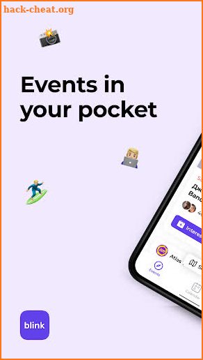 blink: events in your pocket screenshot
