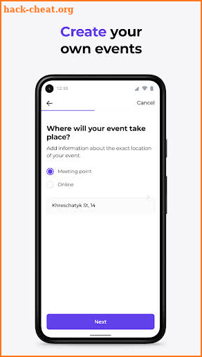 blink: events in your pocket screenshot