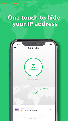 BLINK VPN – Military Grade Encryption screenshot