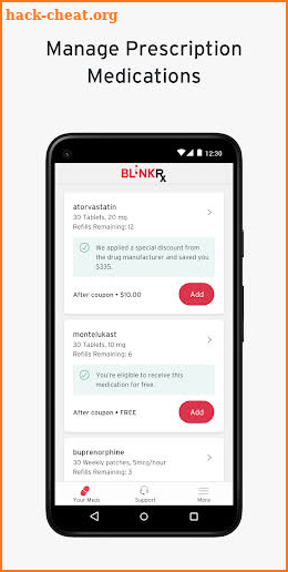 BlinkRx screenshot