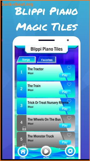 Blippi Piano Magic Tiles screenshot