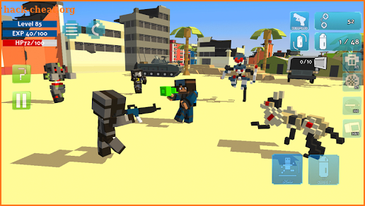 Block Gun Pixel Jetpack screenshot