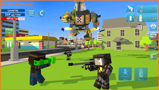 Block Gun Pixel Jetpack screenshot