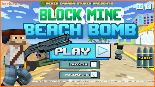 Block Mine Beach Bomb screenshot
