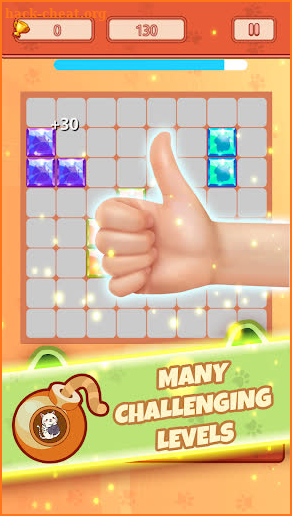 Block Puzzle Jewel Crystal Cat screenshot