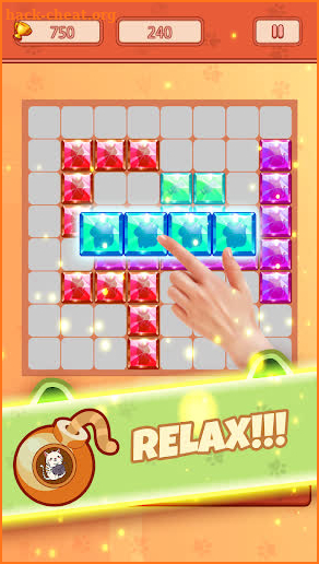 Block Puzzle Jewel Crystal Cat screenshot