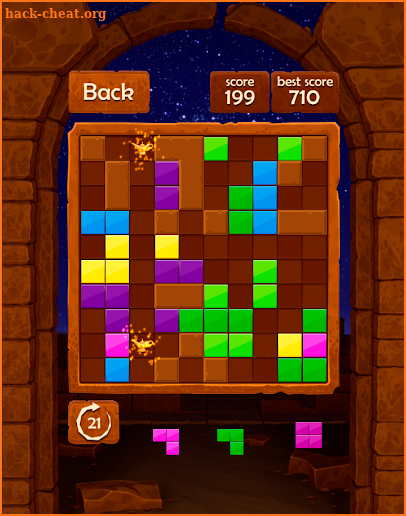 Block Puzzle Jewel : Night in Egypt screenshot