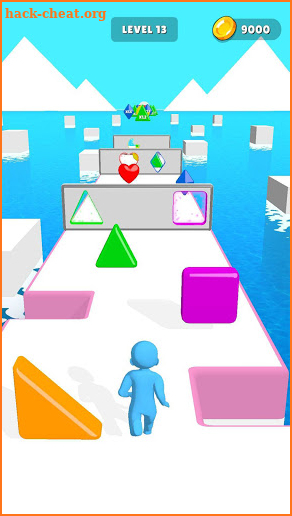 Block Puzzle Run : Choose Perfect Shape screenshot