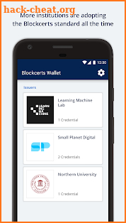 Blockcerts Wallet screenshot