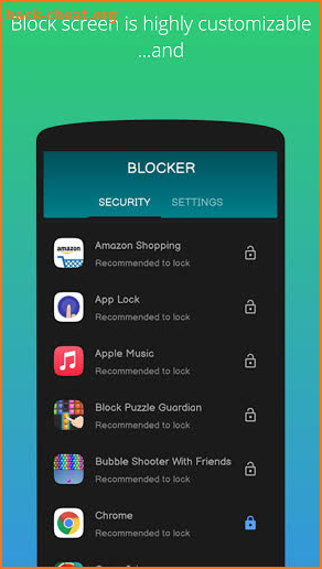 BLocker App Lock screenshot