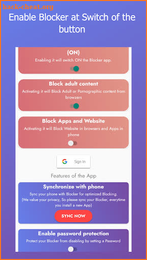 Blocker - Website and Porn Blocker. screenshot