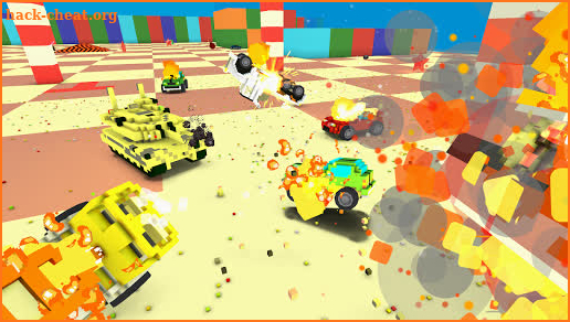 Blocky Car Crash Royale screenshot
