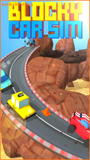 Blocky Cars SIM 2018 - Hill Racing screenshot