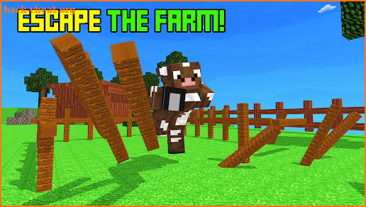 Blocky Cartoon: Farm Escape screenshot
