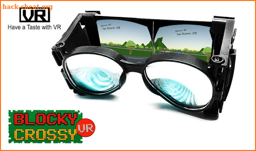 Blocky Crossy VR Reality 3D screenshot