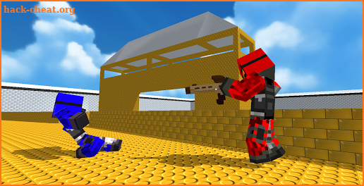 Blocky Gun Paintball screenshot