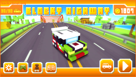 Blocky Highway: Traffic Racing screenshot