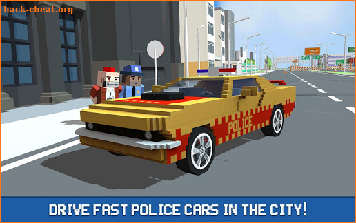 Blocky Police Driver: Criminal Transport screenshot