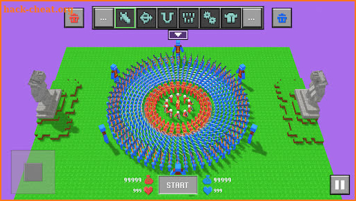 Blocky Ragdoll Battle screenshot
