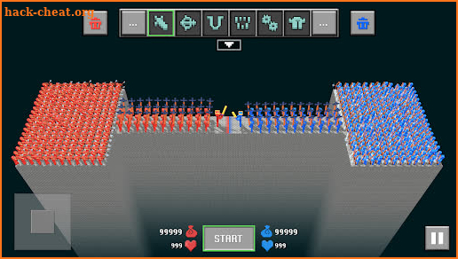 Blocky Ragdoll Battle screenshot