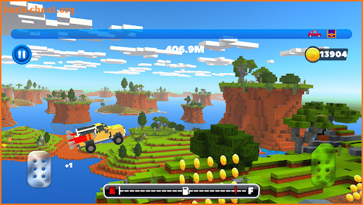 Blocky Rider: Roads Racing screenshot